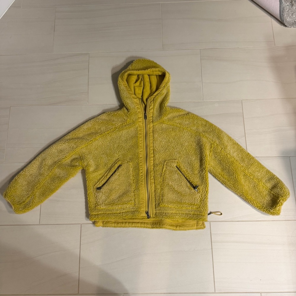 FP Movement by Free People Yellow Teddy Jacket